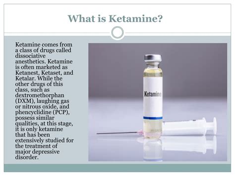 what class of drug is ketamine
